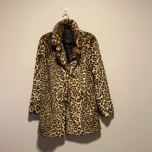 Like new condition cheetah print jacket